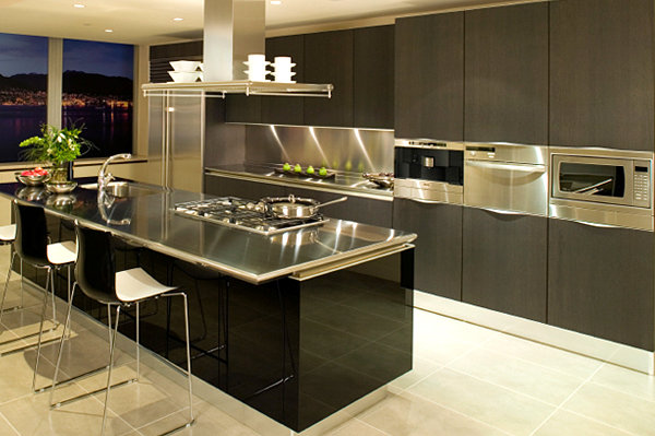 Дизайн кухни: оформляем современный интерьер, сочетая мрамор и дерево
