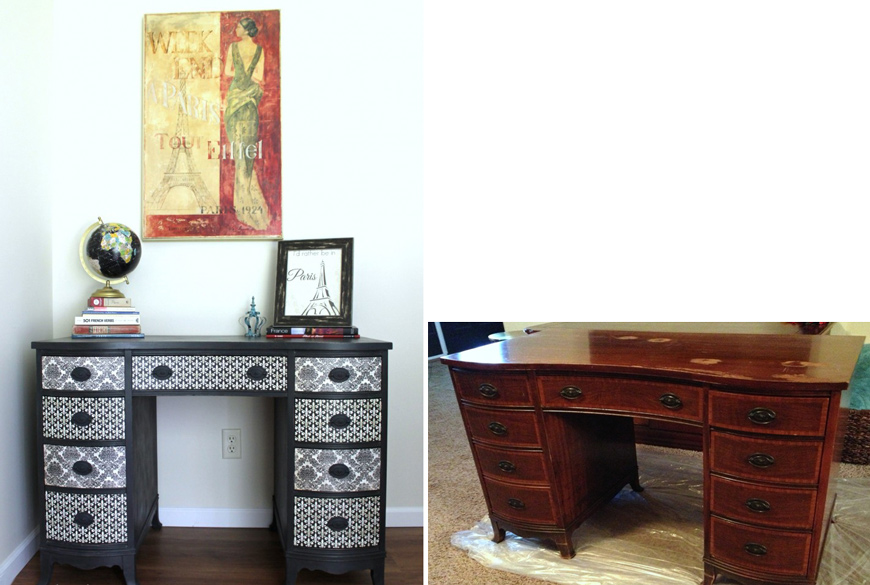 IMG_3432-graphite-chalk-paint-decoupage-french-desk-makeover-1