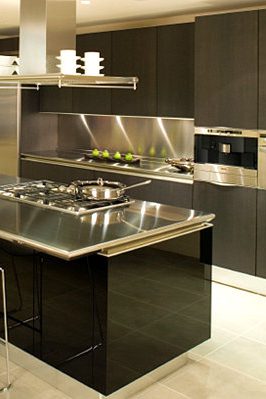 Столешница из стали для кухни-3 3d визуализация