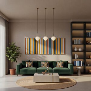 3d визуализация интерьера. Цветовой ритм и темп