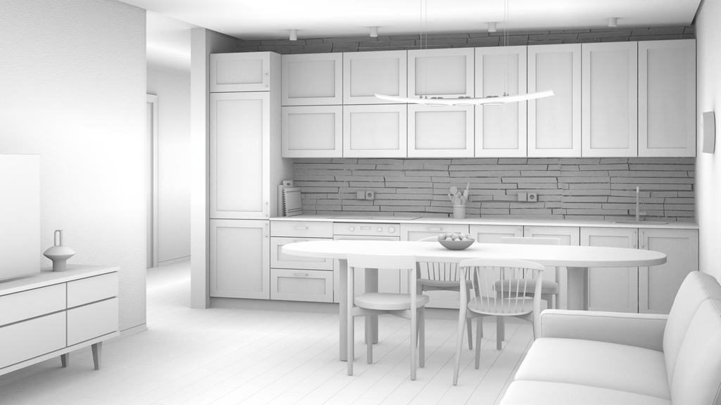 рендер кухни